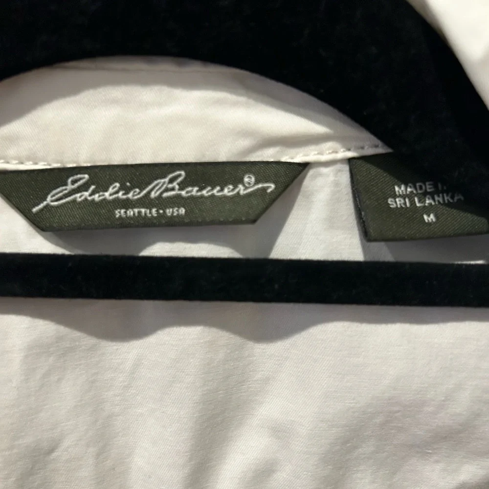 Eddie Bauer White Jacket - size M - Picture 3 of 3